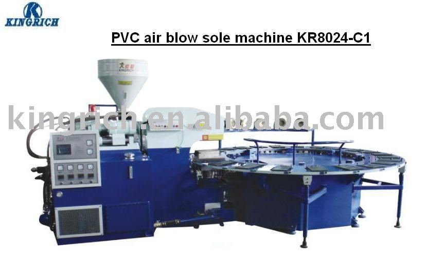 PVC sole injection machine, 3