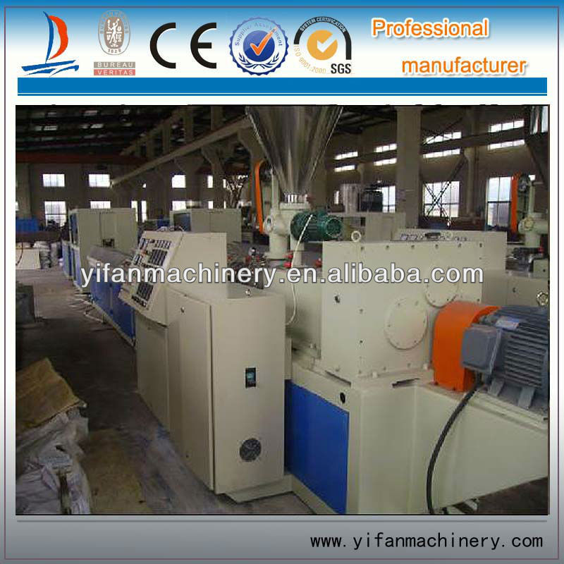 PVC square profile pipe/tube extrusion machine