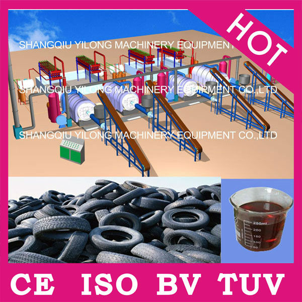 pyrolysis equipment with oil and carbon black extraction