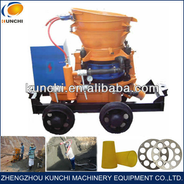 PZ-5 electric drive Dry-mix Concrete Sprayer/ shotcrete machine with best price