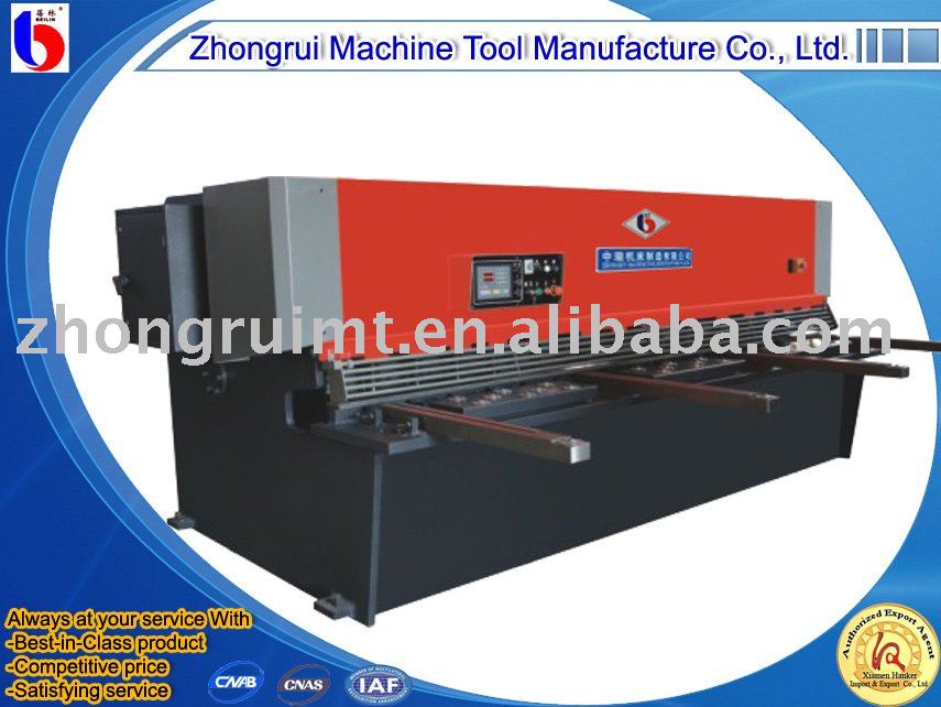 QC12Y-10*6000 Hydraulic Plate Shearing Machine