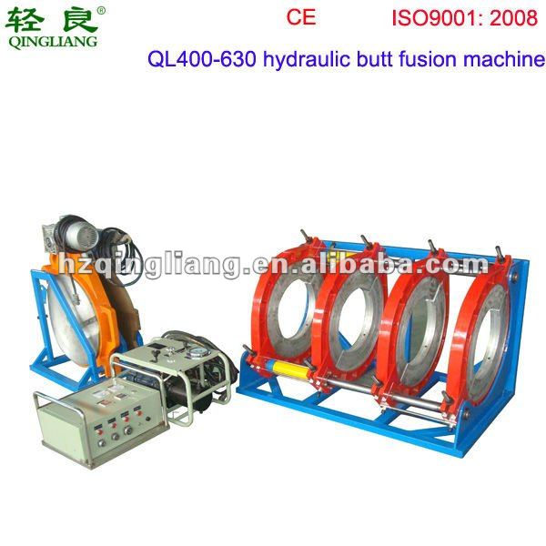 QL400-630 butt fsion welding machine for hpde pipe