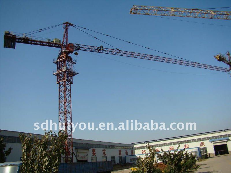 QTZ100(5515) 8T 55m Jib Self-erecting Tower Crane