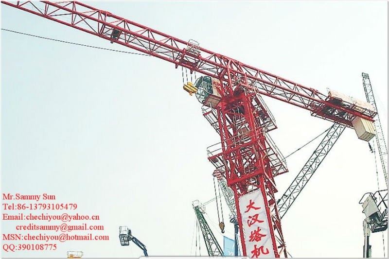 QTZ160 TOPLESS tower crane