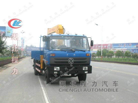 Quick seller !! 6-7Ton Dongfeng 145 truck mounted crane