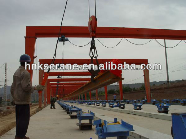 rail welding yard gantries for rail synchronous lifting
