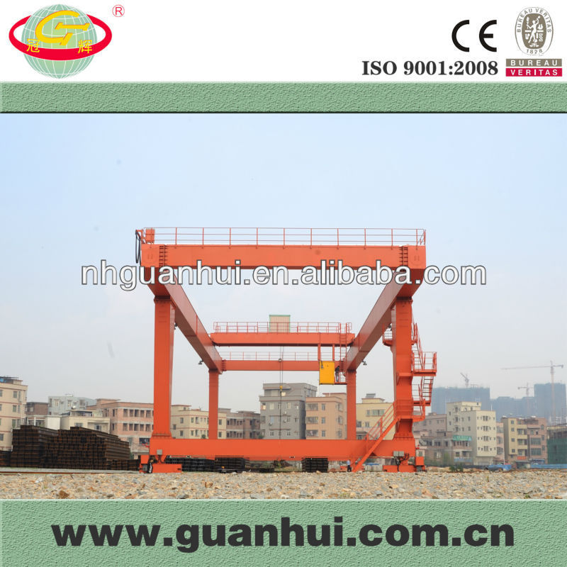 railway double girder gantry crane equipment for plant