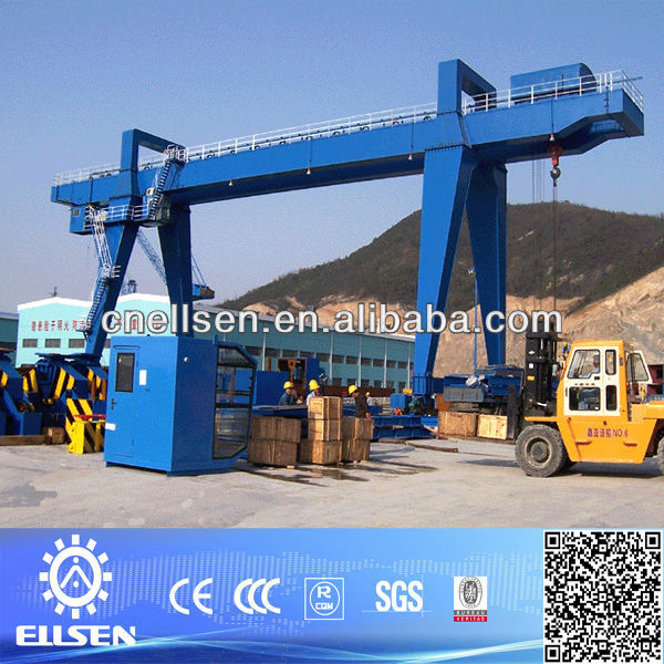 Railway traveling box type 15t gantry crane