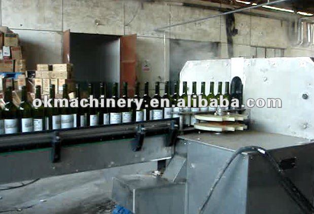 recycle glass bottle rinsing line
