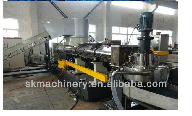 recycle plastic granule making machine