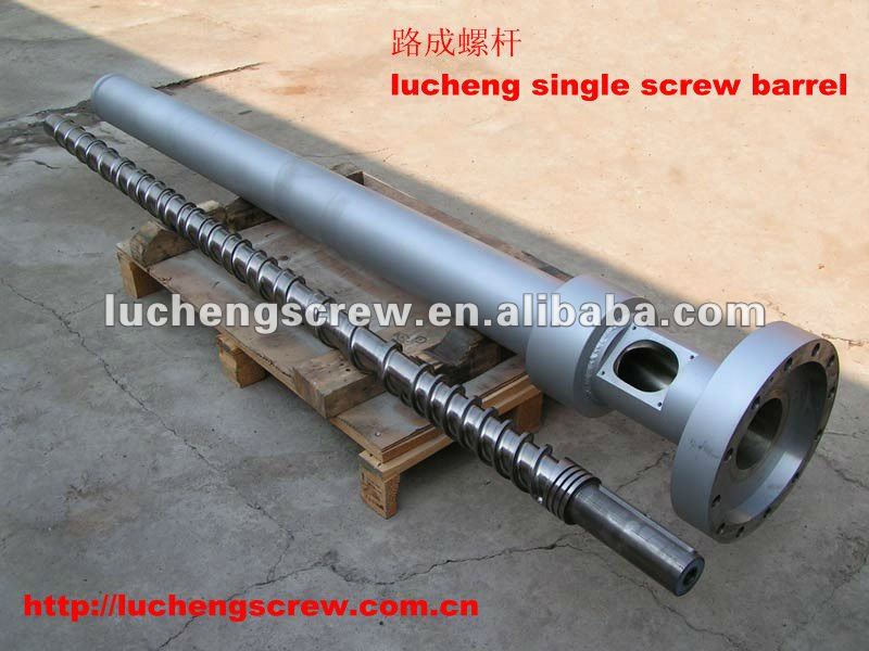 Recycled plastic extruder single screw barrel for pp bag making