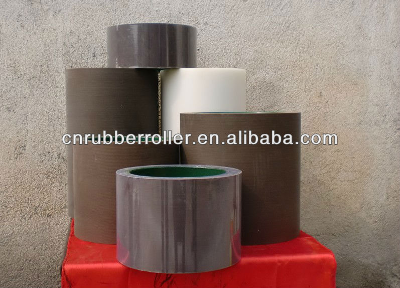red white brown PU EPDM SBR NBR iron drum rice milling rubber roller rubber roller manufacturers