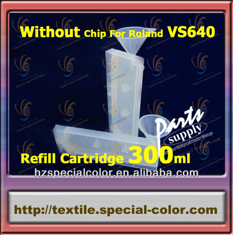 Refillable Ink Cartridge For Roland RA640 VS640 (300ml without chip)