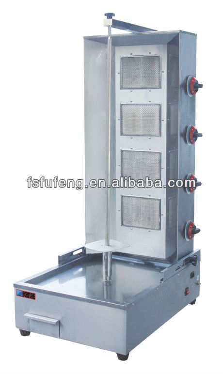 Restaurant Used Commercial 4 Burners Gas Doner Kebab Machine FGD-792