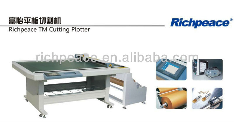 Richpeace Cutting Plotter, Flatbed Paper Pattern Cutting Plotter