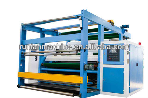 RN480 Textile finishing machines RUNIAN double rollers polishing machine PLC