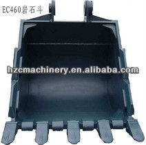 Rock bucket for excavator wheel loader