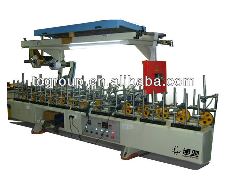 Rod wrapping machine