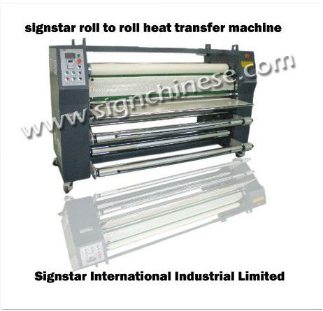 roll to roll heat transfer machine