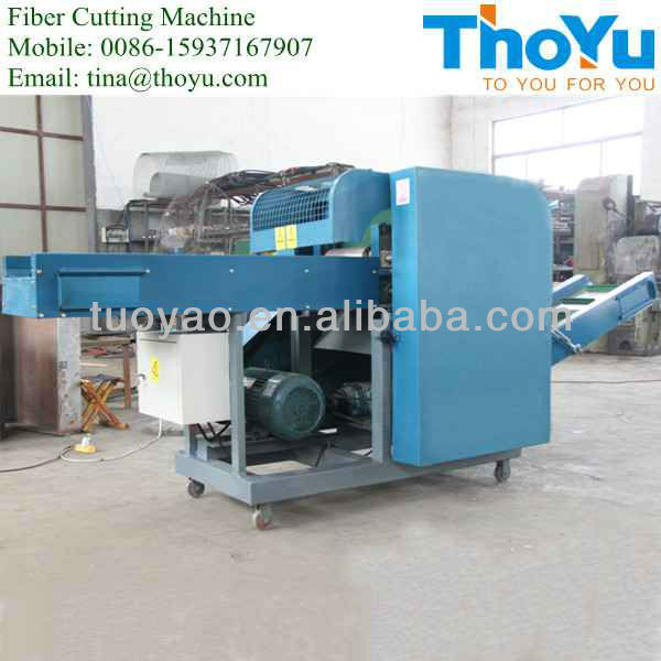 Rotary hob waste fiber cutting machine, waste cloth/cotton yarn fiber cutter SMS: 0086-15937167907