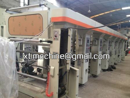 Rotogravure color printing machine