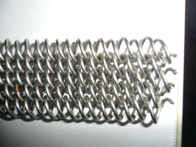 Round spiral - wire netting