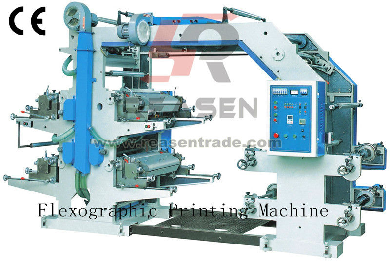 RS-YT4600 4 Colour flexographic printing machine for printng paper/plastic film/non woven fabric