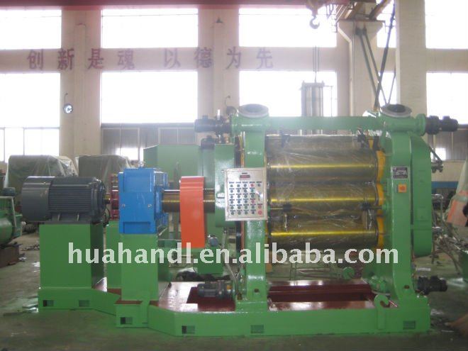 rubber 4 roll calender machine for sheet and fabric making