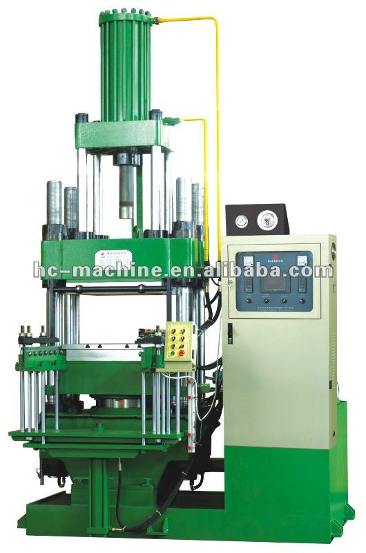 Rubber injection Pressure Molding Machine put rubber material by hand type