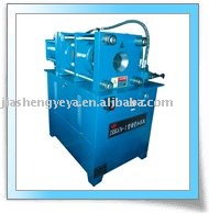 Rubber tubes locking and pressing machine