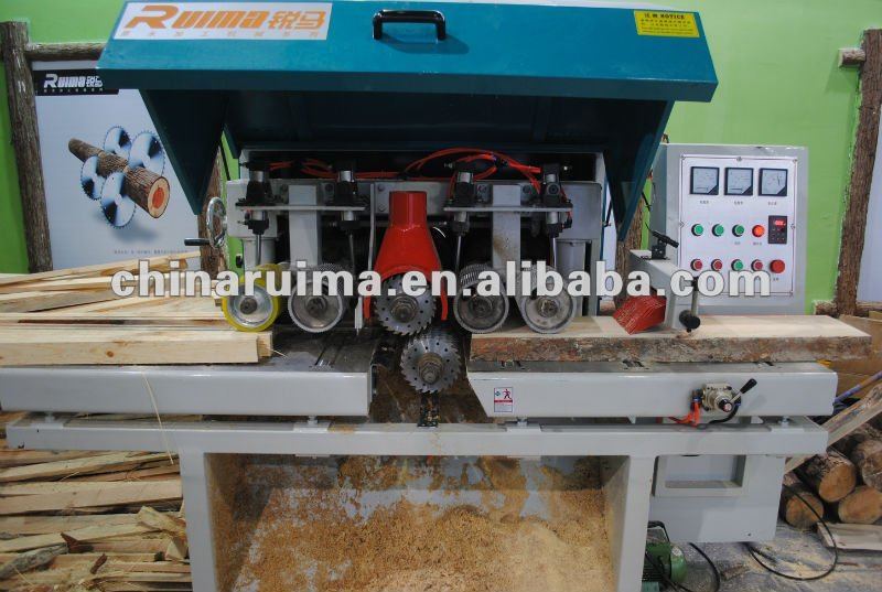 RUIMA Plank Multi-rip Sawmil Machine sandwich panel machine cutting wood into pieces efficiently MJ-1406