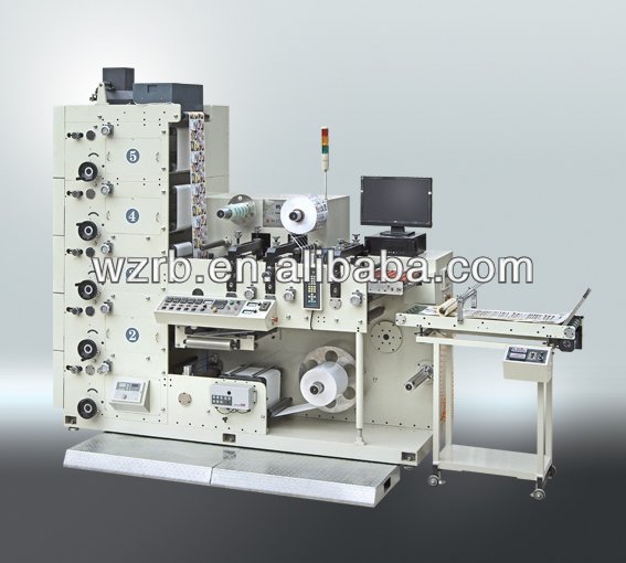 RY-320-5C-B 5color flexo printing machine with rotary die cutter