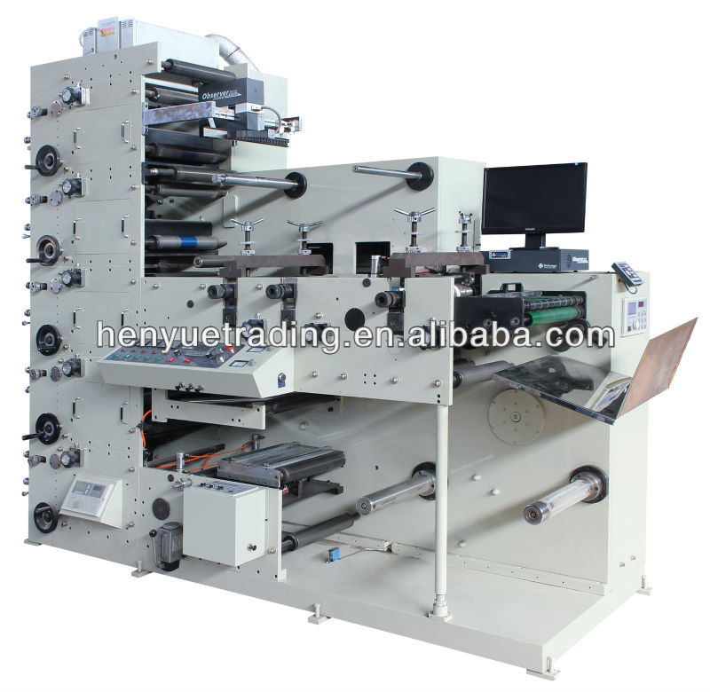 RY-320-5D flexo printing roll to roll machine