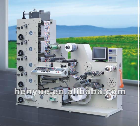 RY-320 lable (logo) flexo printing machine/adhesive label printing machine