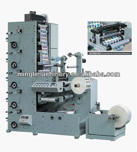 RY--450 UV dryer adhesive paper label flexographic printing machine