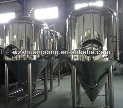 Sainless steel Jacketed Conical fermenter beer fermentation tank