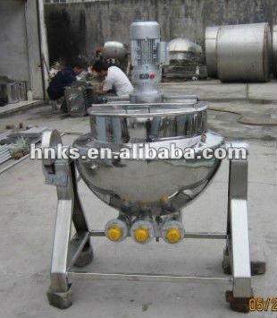 Sale industrial cooking pots with mixer Cooking Pot with Mixer machine by electrical and gas heating Mobile 0086 15238020768