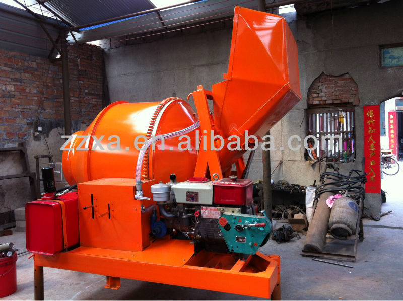 sand cement concrete mixer with wheel