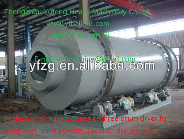 Sand dryer, sand drum dryer for drying humidity materials