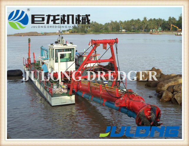 Sand mining dredger