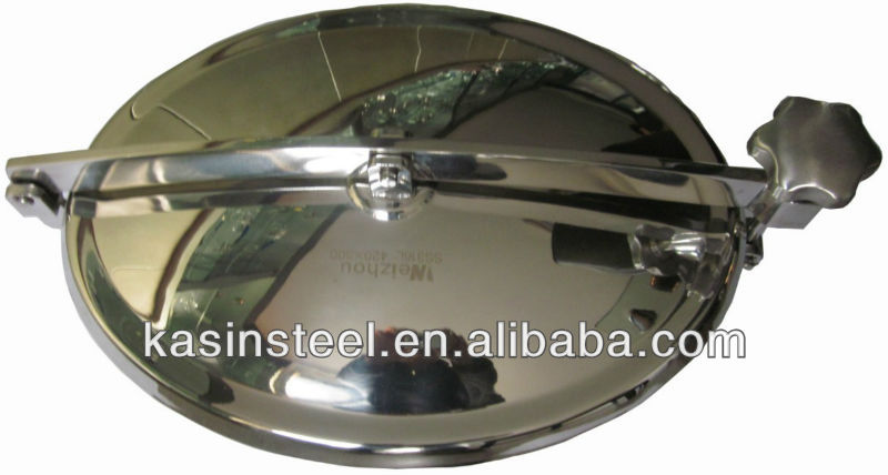 Sanitary pipe fittings stainless steel sanitary manhole cover