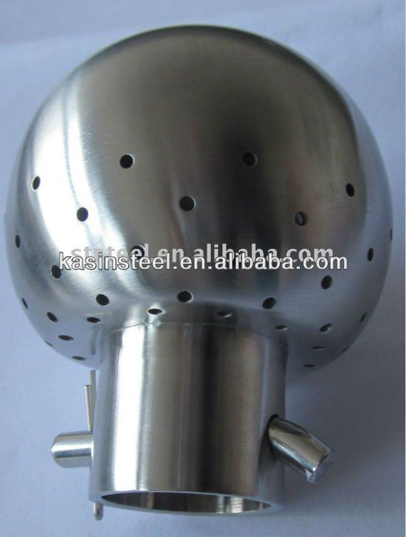 Sanitary Stainless Steel Bolted Fixed Cleaning Ball