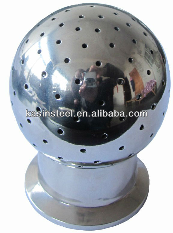 Sanitary Stainless Steel Clamped Fixed Cleaning Ball