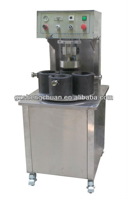 SC-ZKXG30B semi-automatic glass jar vacuum capping machine