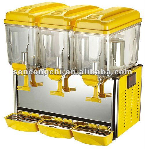 SCC-J3 3- tank Juice Dispenser with Paddle Stirring System