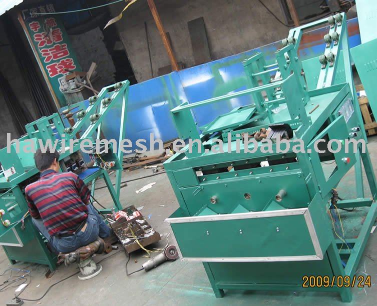 scourer making machine for 6 wires 3 balls