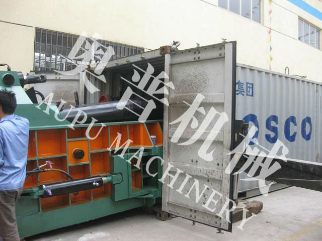 scrap hydraulic metal baler