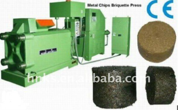 Scrap metal briquette making machine / scrap metal press machine