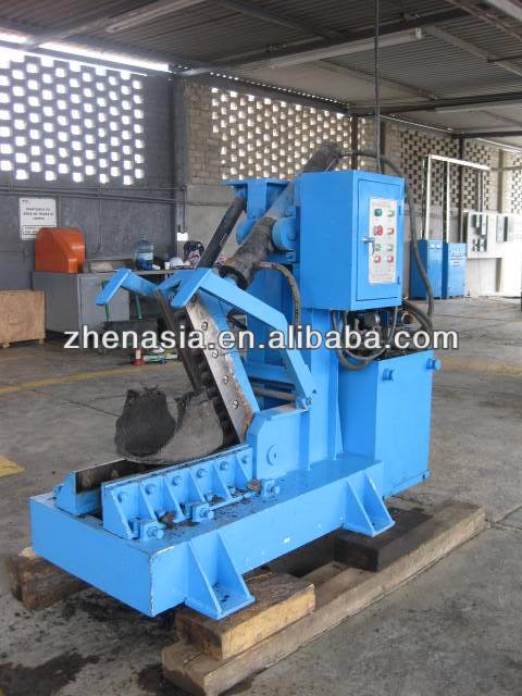 scrap tire cutting machine/waste tire recycling machine