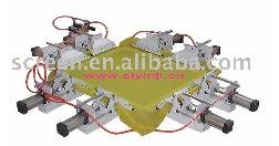 Screen printing frame stretching machine